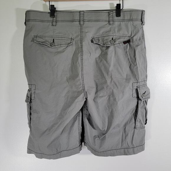 Wearfirst Cargo Shorts Grey Ripstop Mens Sz 38 Fisherman Outdoors Hiking Cabin - Picture 3 of 12